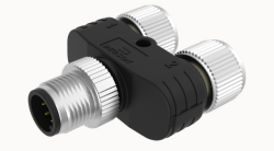 M12 B- KOD 5 PİN Y DAĞITIM KONNEKTÖRÜ M12 5 PİN GİRİŞ BAĞLANTI UCU ERKEK, M12 5 PİN ÇIKIŞ 1 BAĞLANTI UCU DİŞİ, M12 5 PİN ÇIKIŞ 2 BAĞLANTI UCU DİŞİ DEGSON - DEGSON