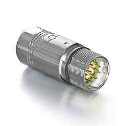 M23 10 Kontak Kablo Tip Erkek P Dizilim 180° (Düz) Konnektör TE CONNECTİVİTY INTERCONTEC - INTERCONTEC