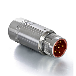 M23 6 Kontak Kablo Tip Erkek 180° (Düz) Konnektör TE CONNECTİVİTY INTERCONTEC BKUA186NN00580200000 - INTERCONTEC