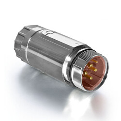 M40 8 Kontak Kablo Tip Erkek 180° (Düz) Konnektör TE CONNECTİVİTY INTERCONTEC CKUA268MR44450051000 - INTERCONTEC