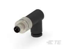 M8 3 PİN ERKEK 90 DERECE A-KOD Konnektör TE Connectivity - TE Connectivity