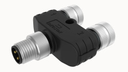 M8 A-KOD 4 PİN Y DAĞITIM KONNEKTÖRÜ M8 4 PİN GİRİŞ BAĞLANTI UCU ERKEK, M8 3 PİN ÇIKIŞ 1 BAĞLANTI UCU DİŞİ, M8 3 PİN ÇIKIŞ 2 BAĞLANTI UCU DİŞİ DEGSON - DEGSON